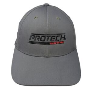 OGIO Endurance Baseball Cap Gray XL PROTECH Made in USA Fitted Stretch Fit Hat